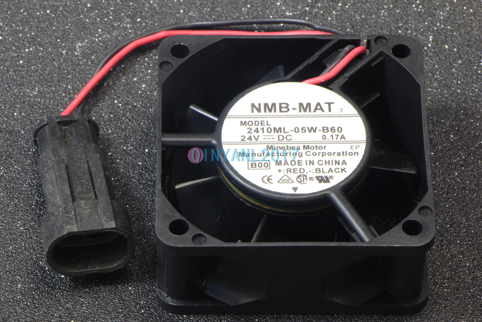 one NMB-MAT 2410ML-05W-B60 6CM 24V 0.17A ABB drive fan