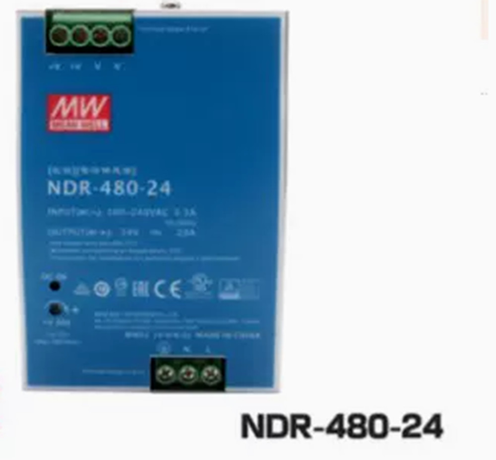 The new NDR-480-24 is suitable for power supply 24V 20A 480W