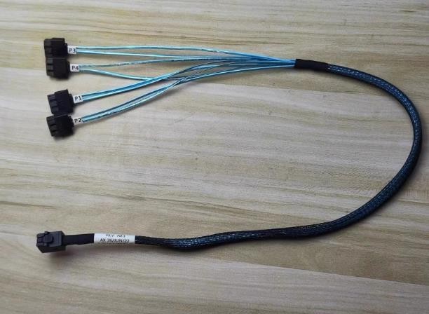 For Dell T5820 T7820 SAS cable 1-to-4 SFF-8643 to 4 sata male k0wkf  0k0wkf 60CM