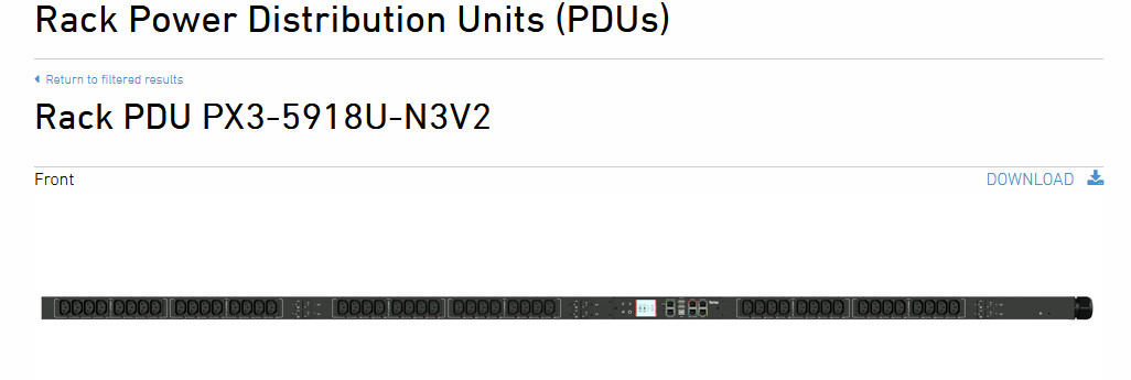 RARITAN Rack PDU PX3-5918U-N3V2