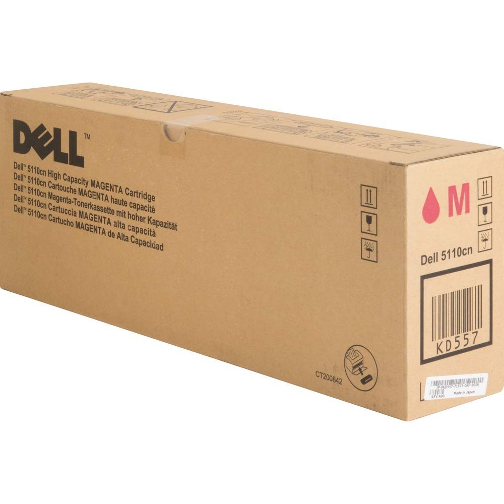 Genuine Dell 5110CN KD557 Magenta High Capacity Toner Cartridge We Ship Fast