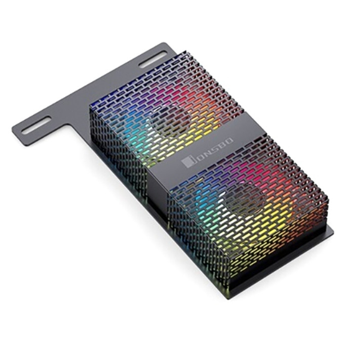 JONSBO NF-2 ARGB HIGH PERFOMRMANCE DUAL FAN MEMORY COOLER "BLACK" - EXPRESS