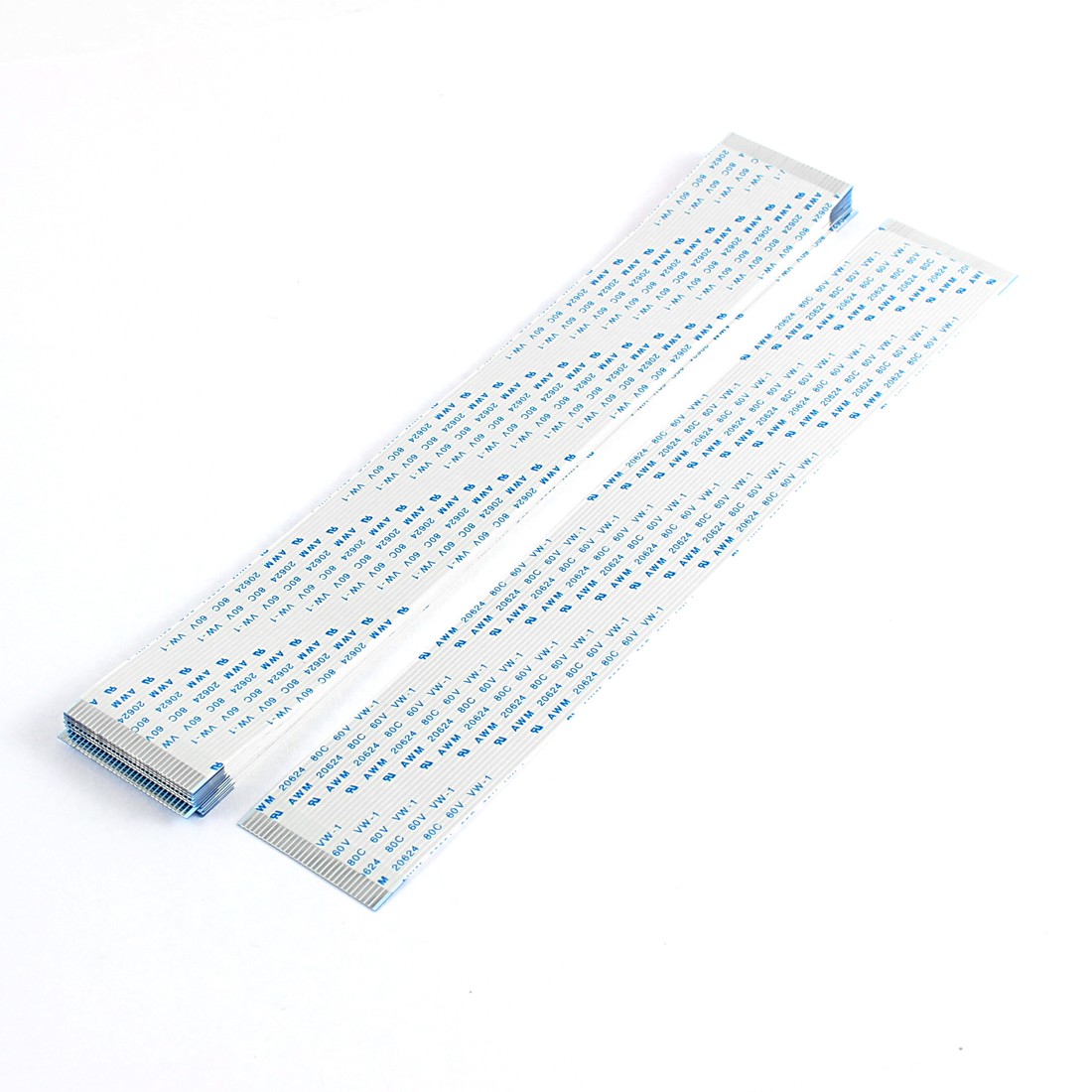 A Type 20Pcs 1.0mm Pitch 30 Pin AWM 20624 80C 60V VW-1 FFC Cable 200mm