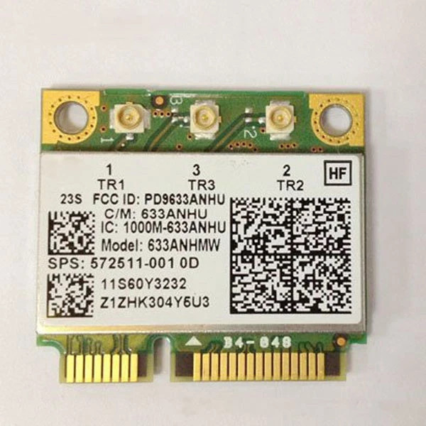 For HP intel Ultimate-N6300 Dual 450Mb a/g/n 633ANHMW sps:572511-001 6300agn