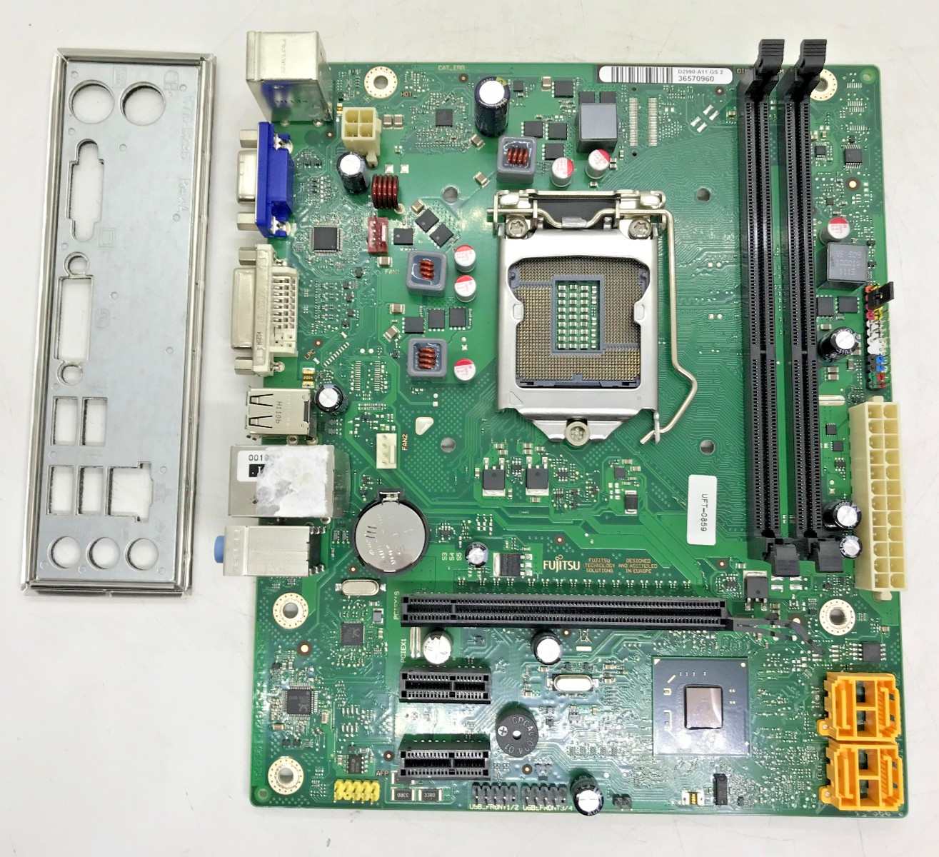 Fujitsu D2990-A11 GS 2 - DDR3 - mATX - Socket LGA 1155 - with I/O Shield #M2924