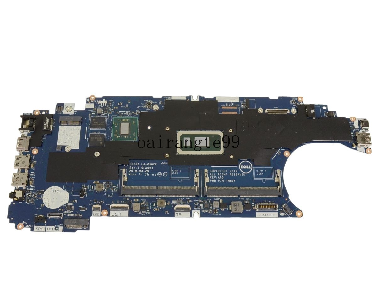 For Dell Precision 3540 Motherboard 8K4FK 08K4FK W/ i7-8565U CPU WX2100 LA-G902P