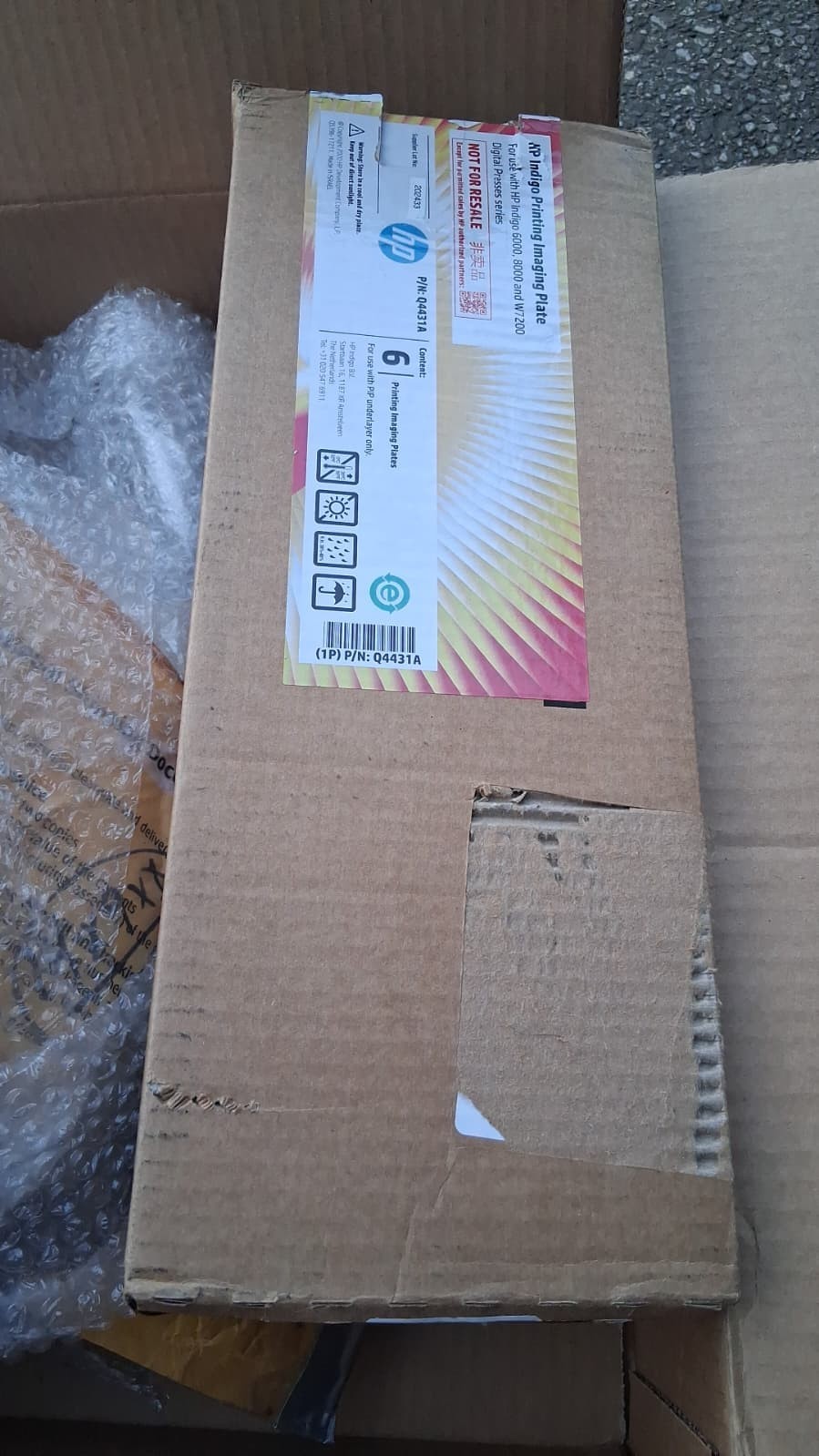 HP Indigo S3 Printing Imaging Plate Q4431A 6000 7000 7900 / 6PK- PIP