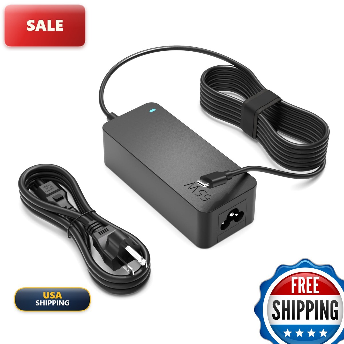 Superer 65W USB C Laptop Charger for Dell Latitude 7420 7520 7320 3120 2in1