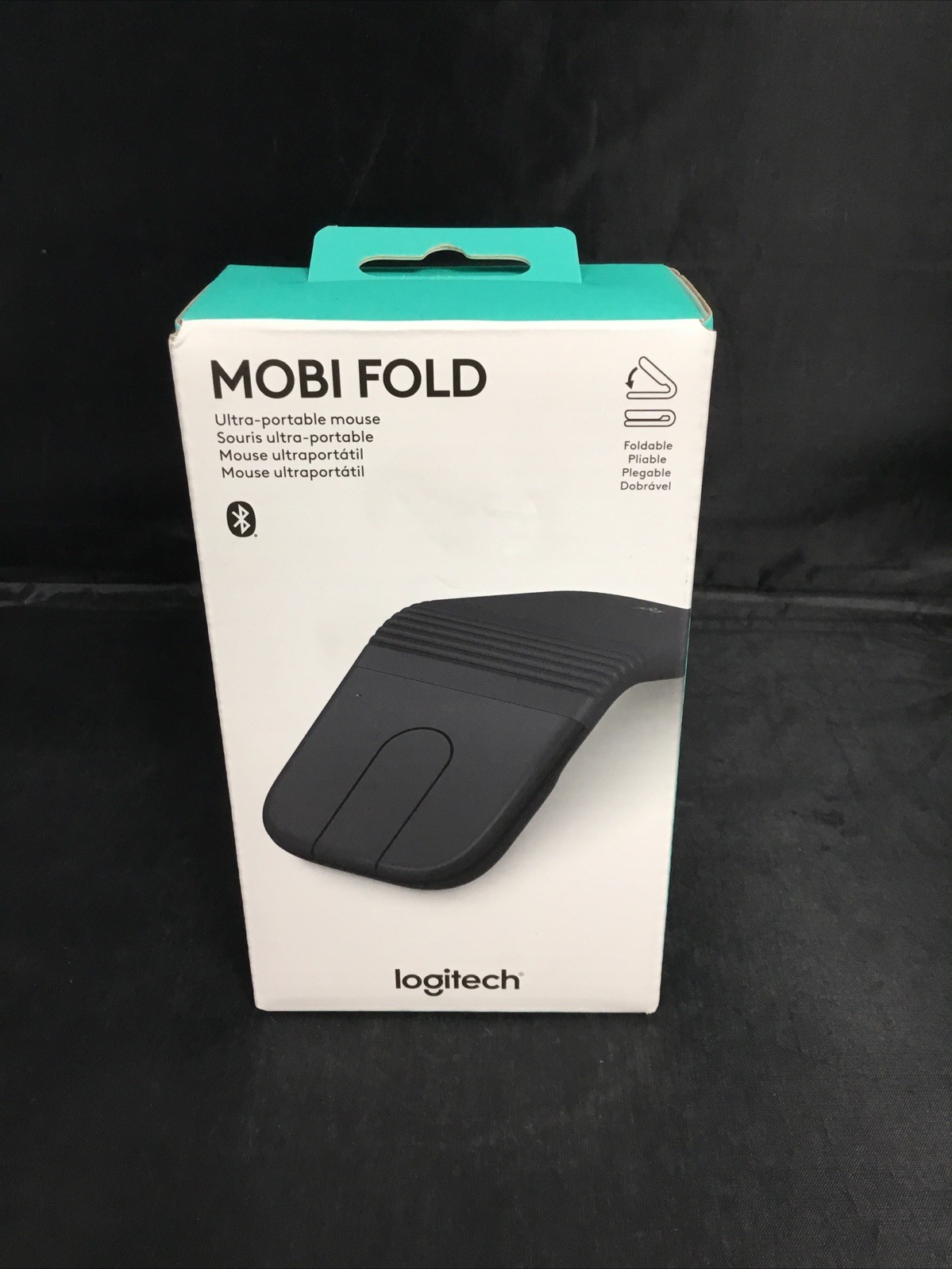 Authentic Logitech MOBI FOLD Ultra-Portable Mouse (910-007601) Brand New