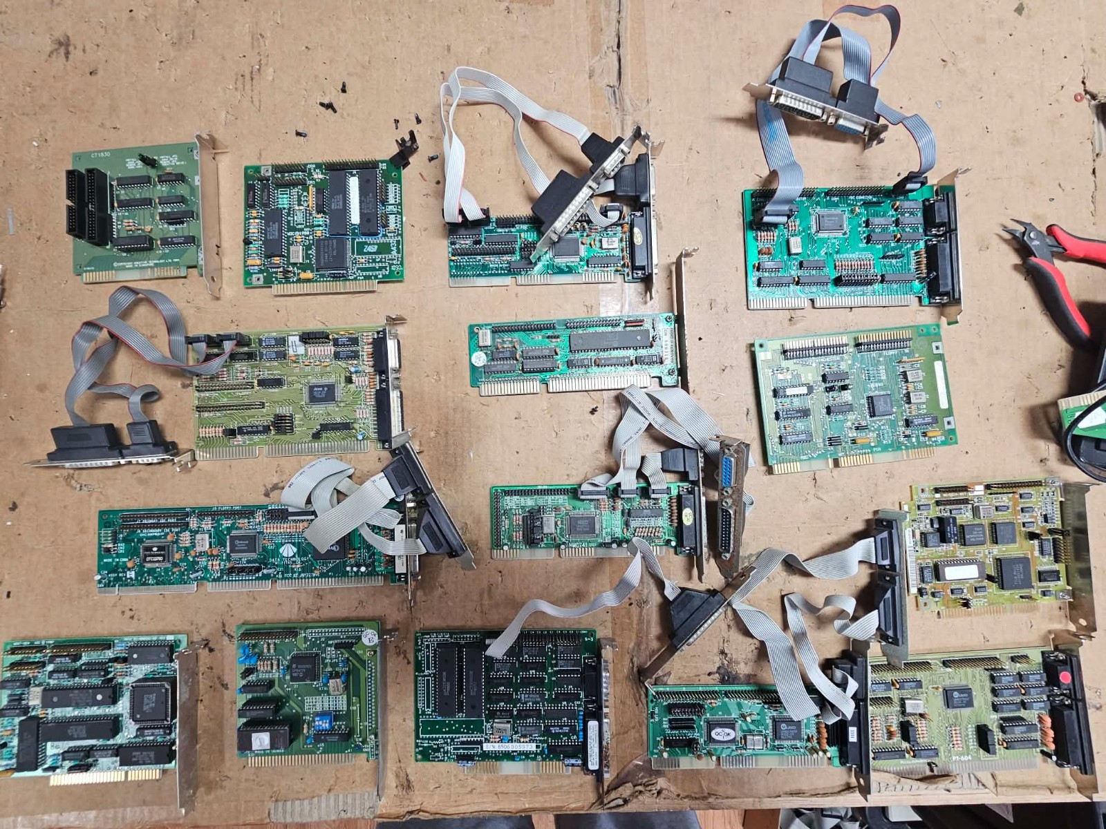 15x Vintage ISA Controller Card Lot IDE MFM RLL Floppy I/O 8-Bit 16-Bit PC XT AT