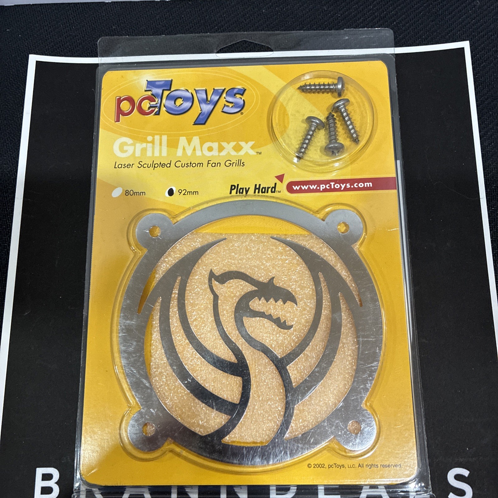 pcToys Grill Maxx 92mm Fan Grill With Screws Brand New  Steel Dragon