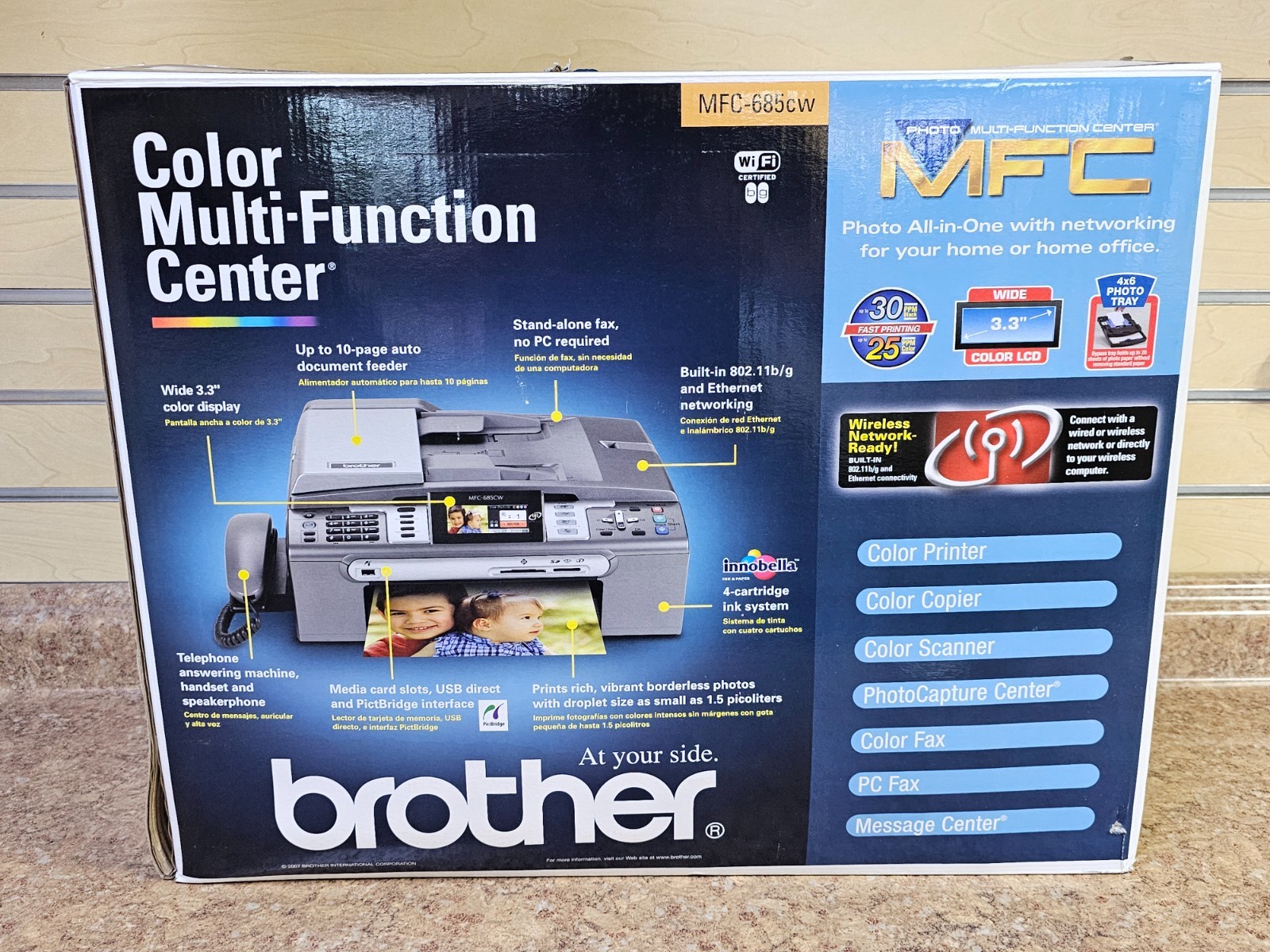 Brother MFC-685CW Color Photo Multi-Function Center New Open Box 