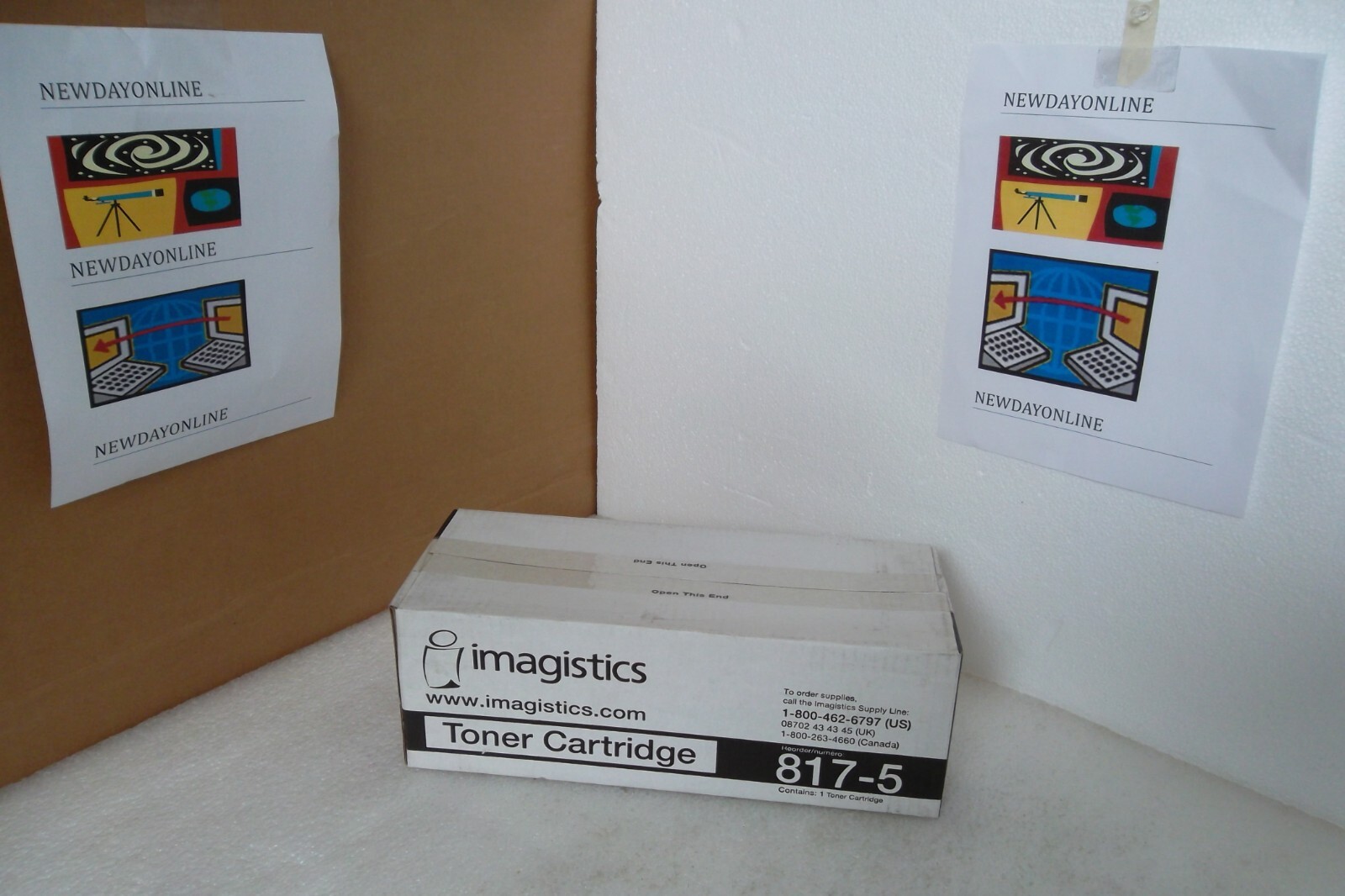 OCE Imagistics 817-5 Toner Cartridge Black for 1500 2500 1630 1640 ix2600 NEW