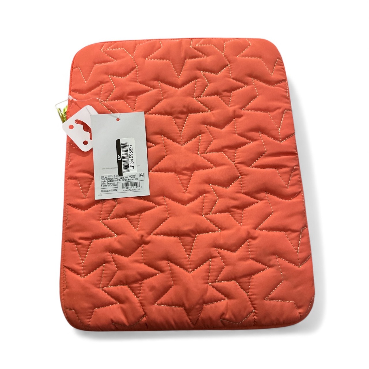 heyday Puffy Laptop/Tablet Sleeve Up to 12.9” - Coral Orange