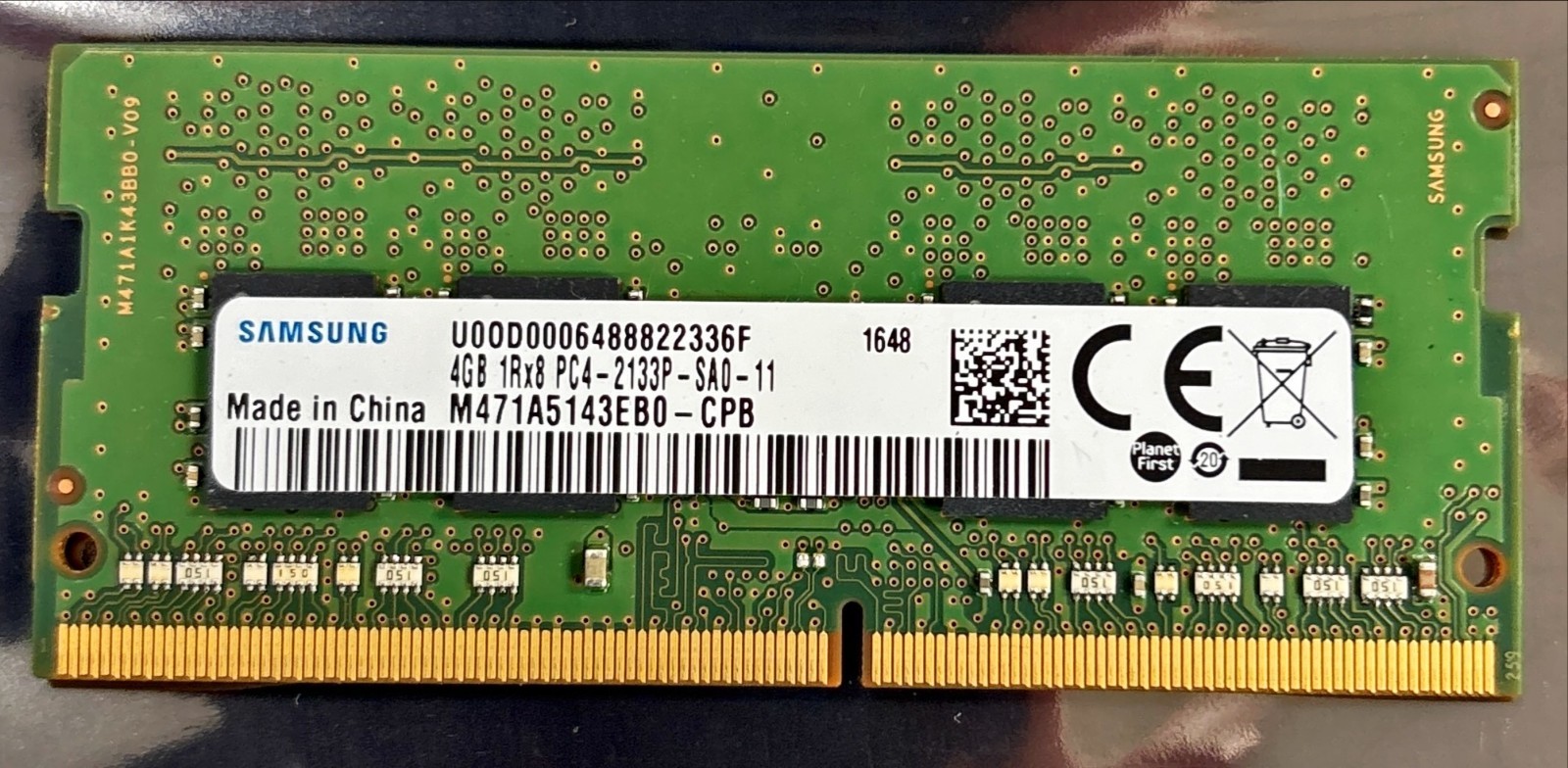 Samsung M471A5143EB0-CPB 4GB DDR4-2133 SO-DIMM Laptop RAM