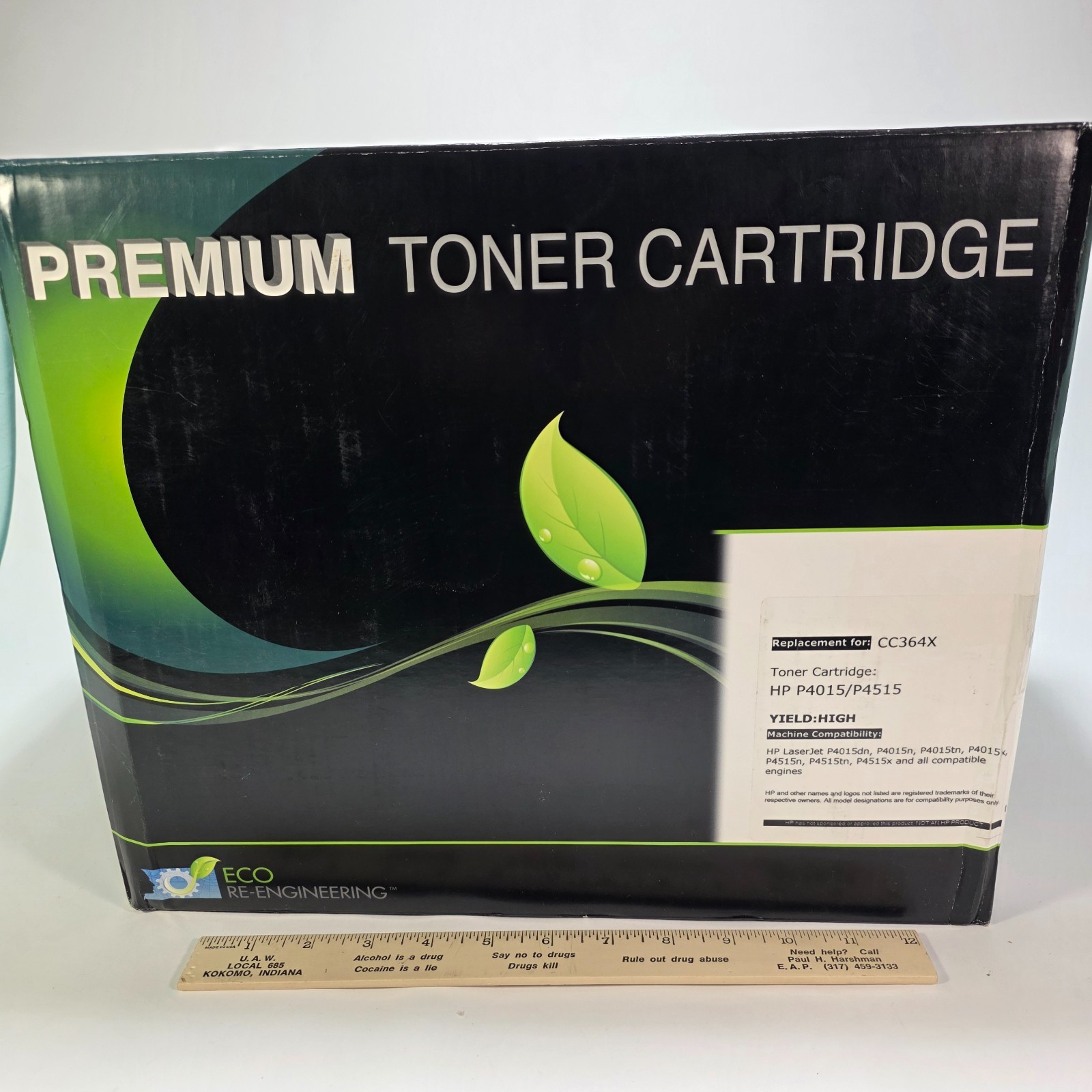 Eco Premium CC364X 64X High Yield Black Toner for HP P4015 P4515 Compatible