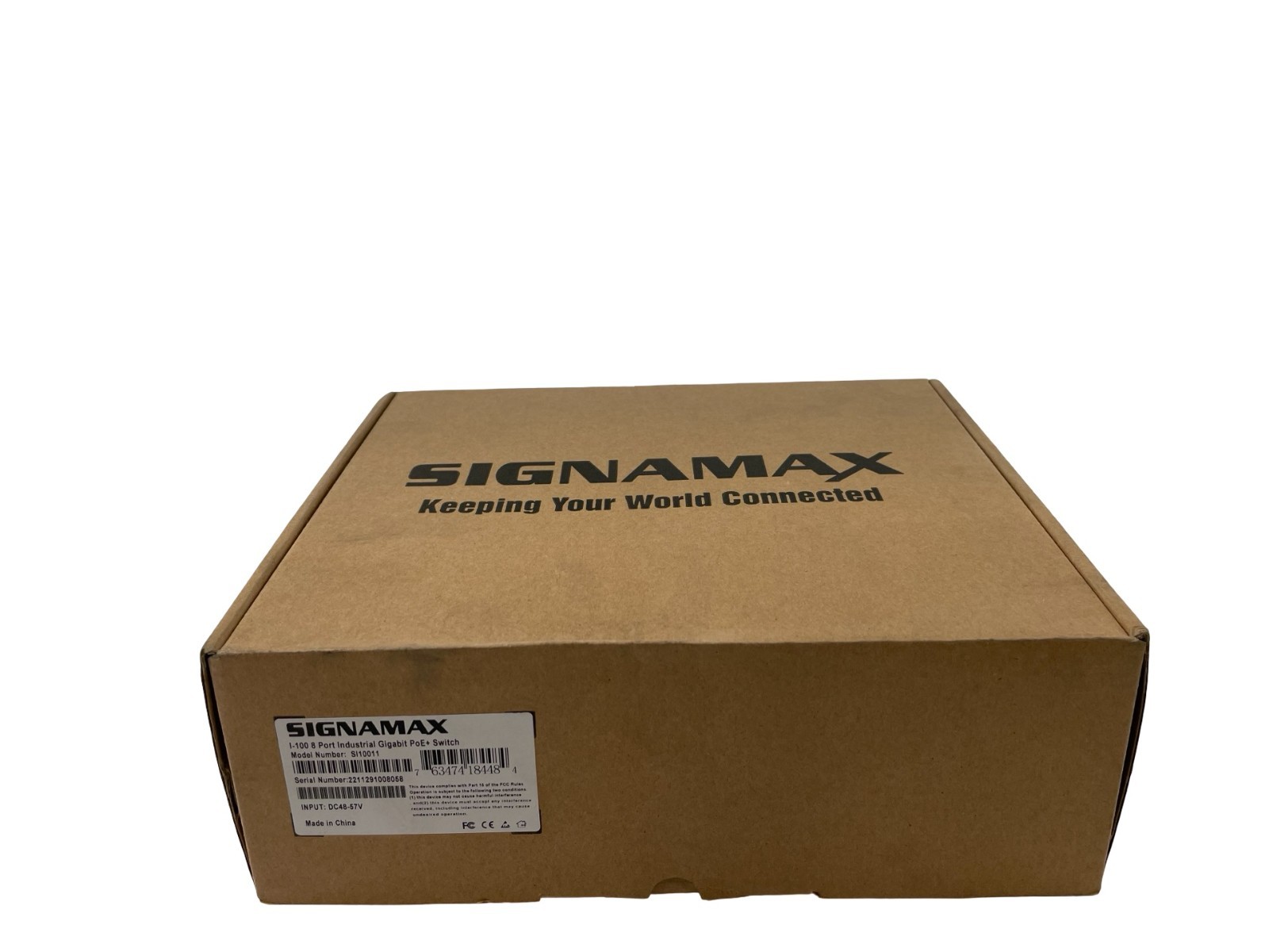 Signamax SI10011 8-Port Industrial Gigabit PoE+ Switch