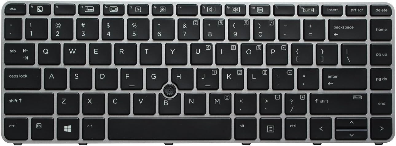 Original US Keyboard Backlit For HP EliteBook 840 G3 840 G4 745 G3 G4 901042-001