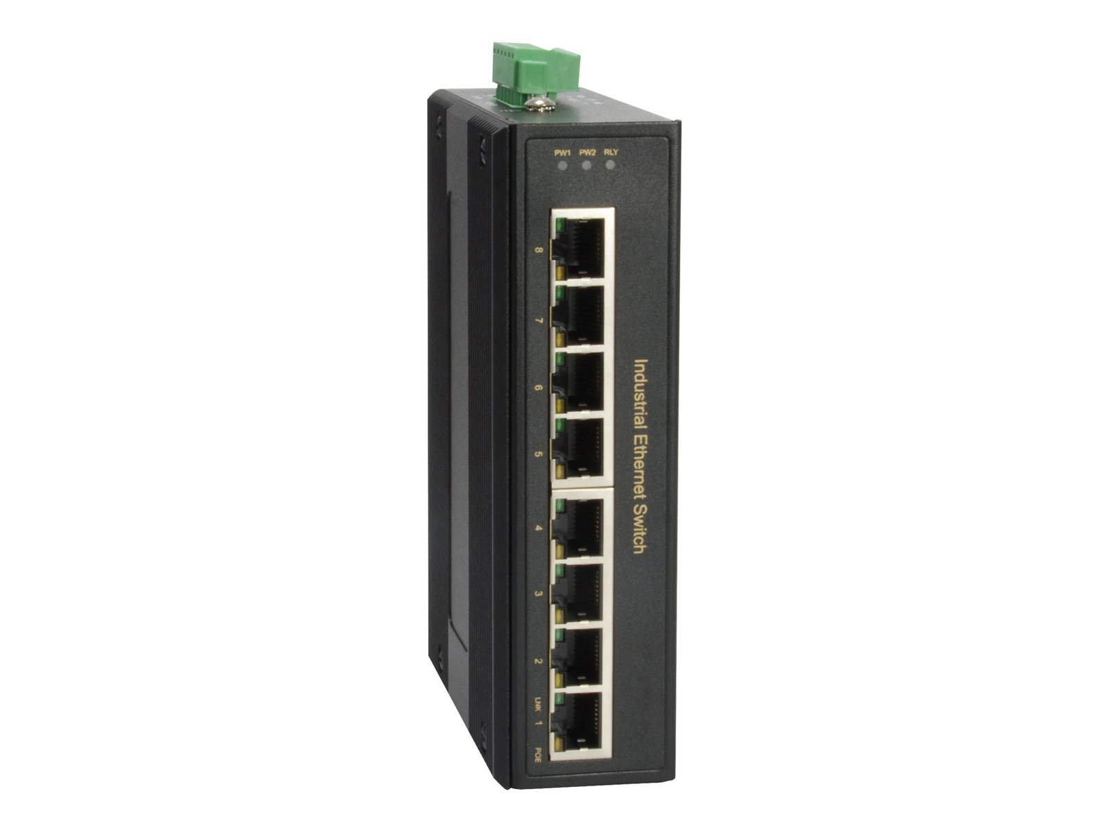 LevelOne IGP-0802 Switch 8 x 10/100/1000 (PoE+) DIN rail IGP-0802