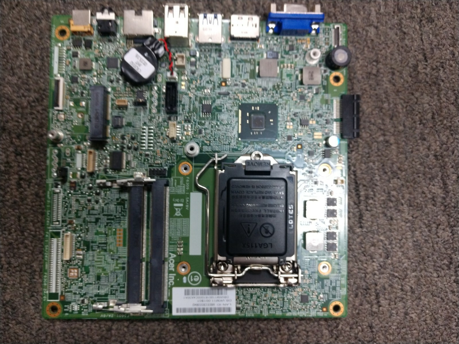 DB.VKM11.001 ACER VERITON N4630G MOTHERBOARD VGA DP DDR3