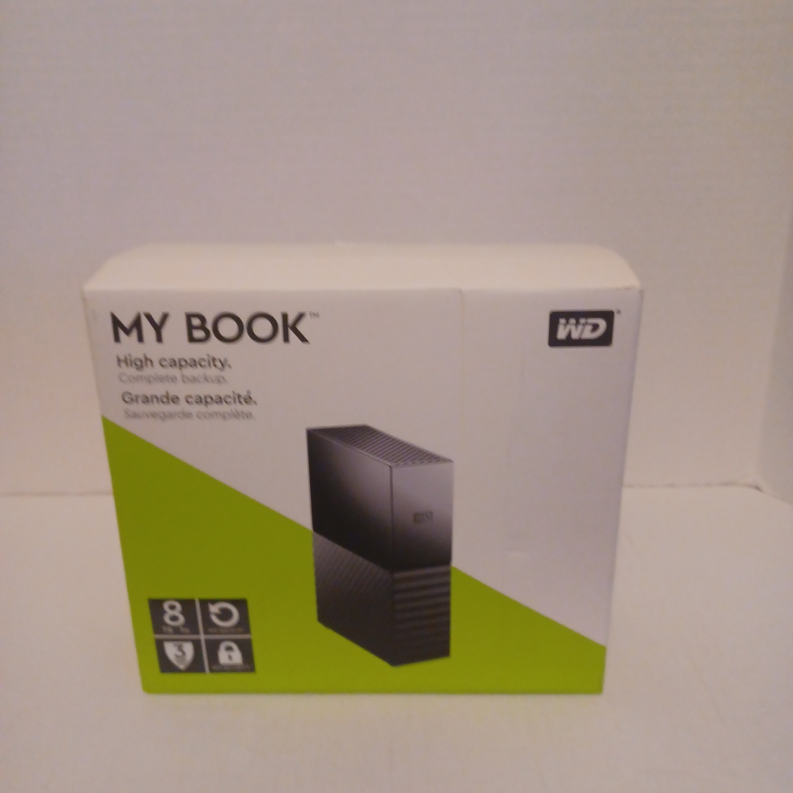 Western Digital WD My Book HDD - 8TB  External Hard Drive WDBBGB0080HBK-NESN