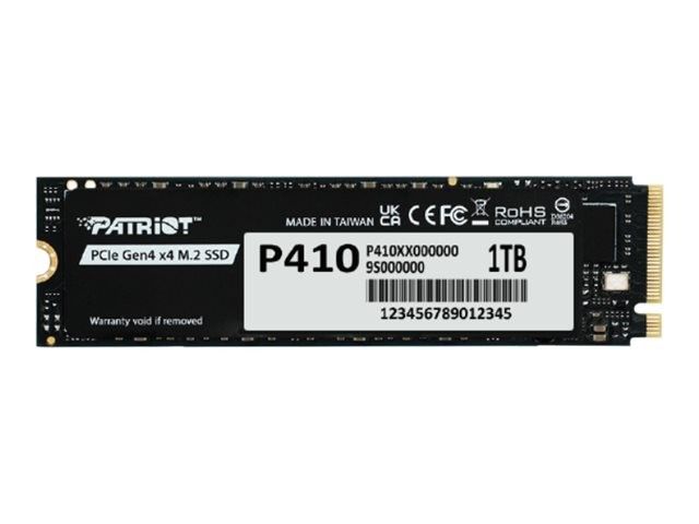 Patriot P410 SSD 1 TB internal M.2 2280 PCIe 4.0 x4 (NVMe) M.2 P410P1TBM28H
