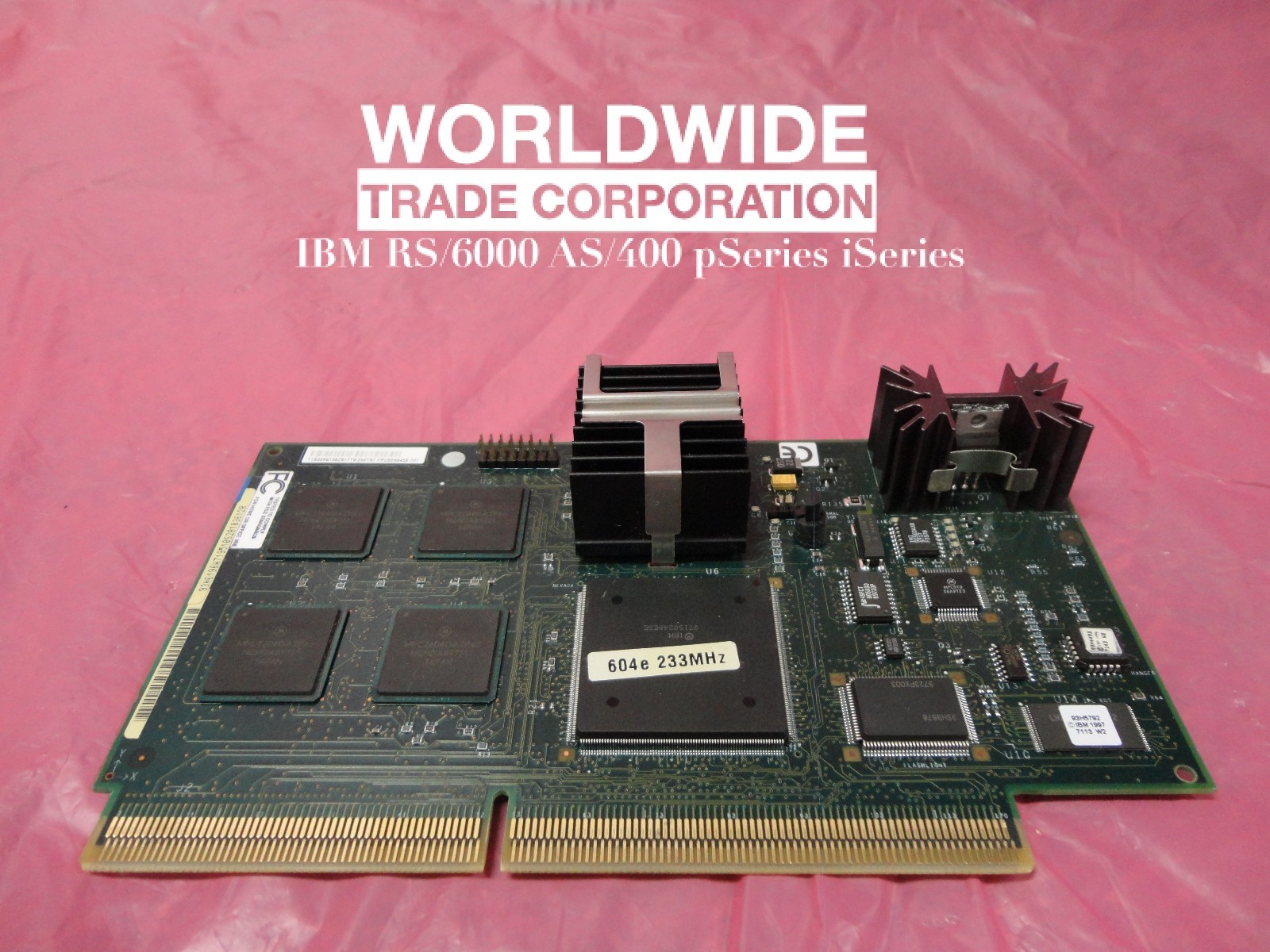 IBM 4344 93H3456 233MHz PowerPC 604e Processor with 512KB L2 Cache pSeries