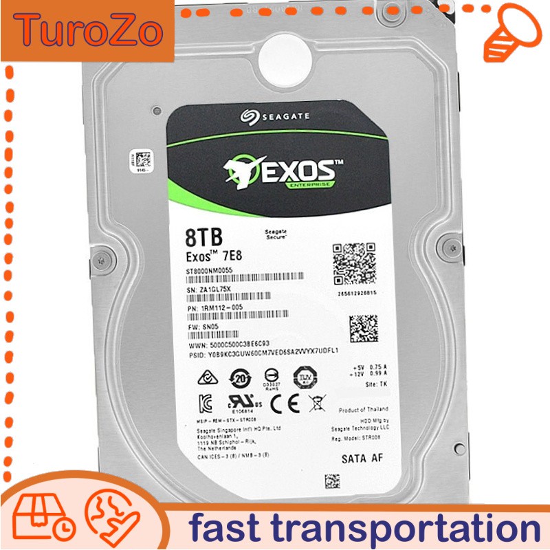 ST8000NM0055 Seagate Exos 8TB SATA III 256MB Cache 7200Rpm 3,5'' Inch New