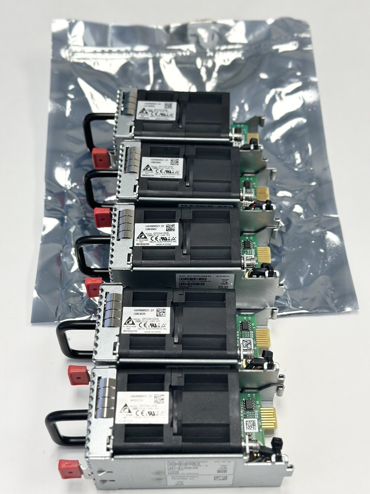 Lot of 5 Delta GFC0412DS DC 12V Cooling Fan