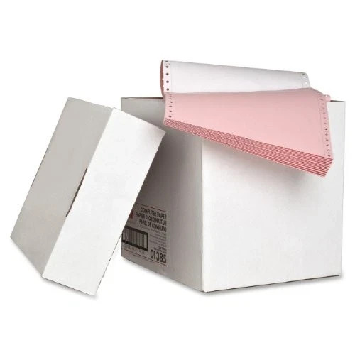 Sparco Products 3-Part Continuous-Form Carbonless Printer Paper, 9-1/2" x...