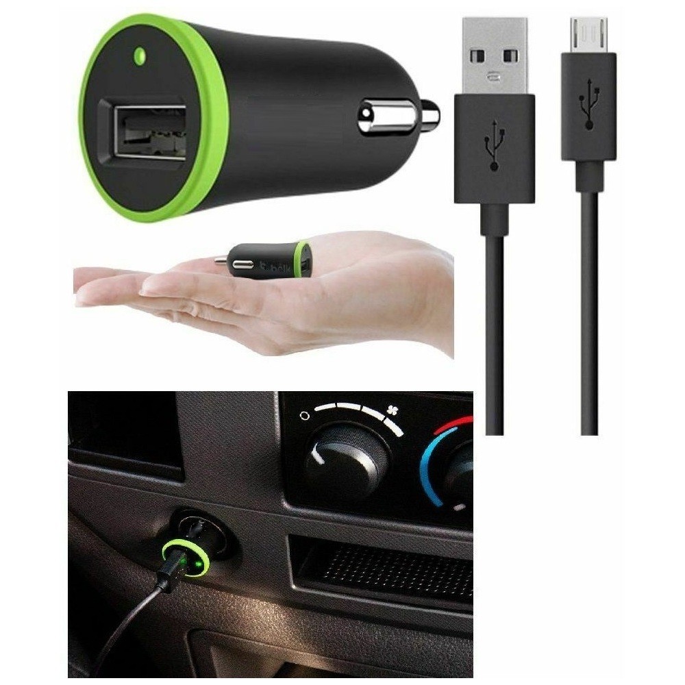 Belkin USB-C 6ft (1.8M) 10W 2.1 AMP + Car charger UNIVERSAL
