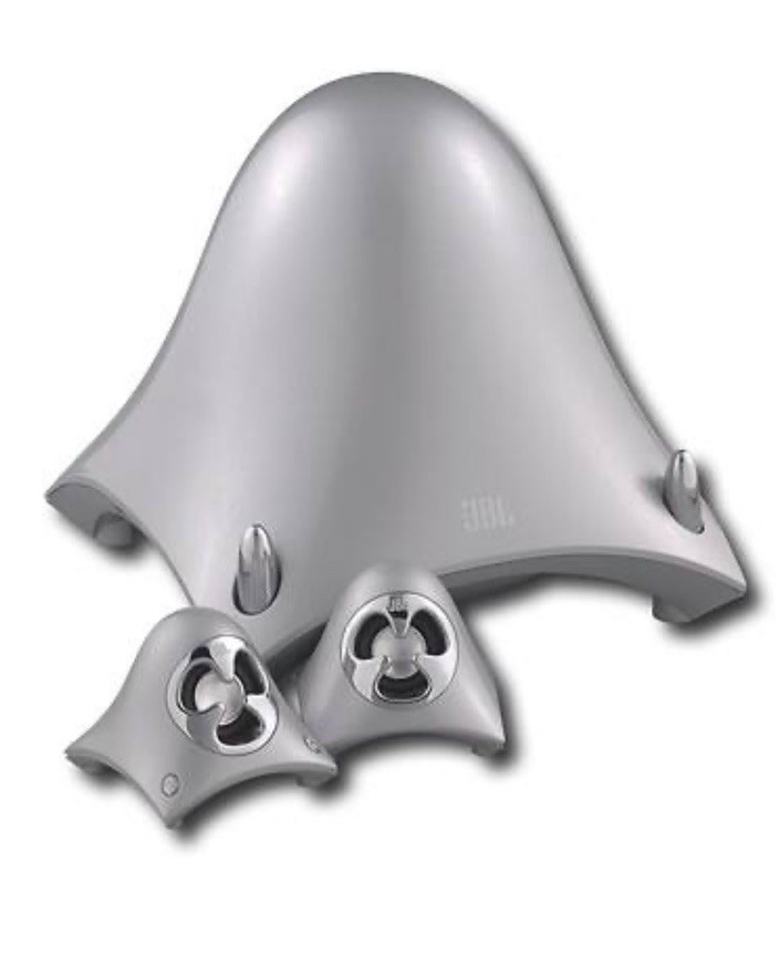 JBL Creature Silver Powered Speaker & Subwoofer System