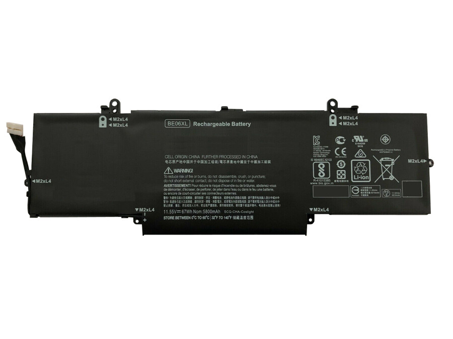 REPLACEMENT BE06XL BATTERY FOR HP ELITEBOOK 1040 G4 11.55 67WH 918108-855 BE0606