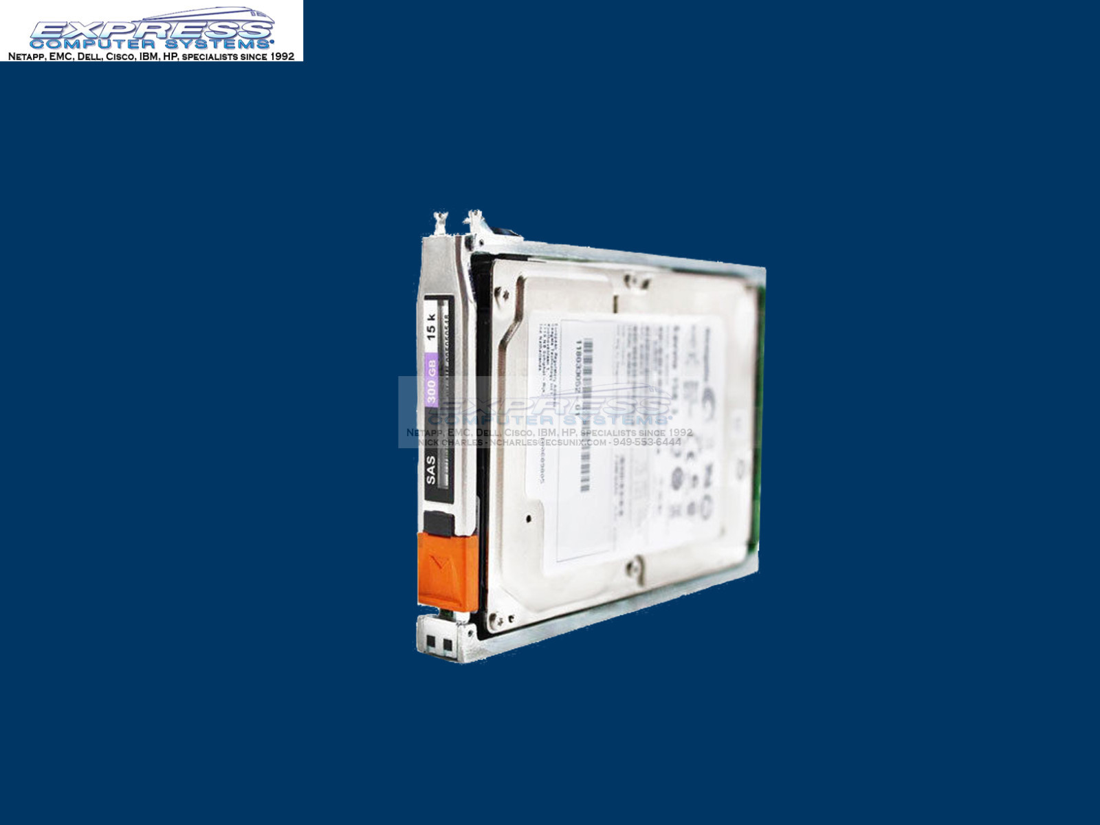 EMC 005050548 300GB 15K SAS 6Gb 2.5" V4-2S15-300 V5-2S15-300 V6-2S15-300 VNX