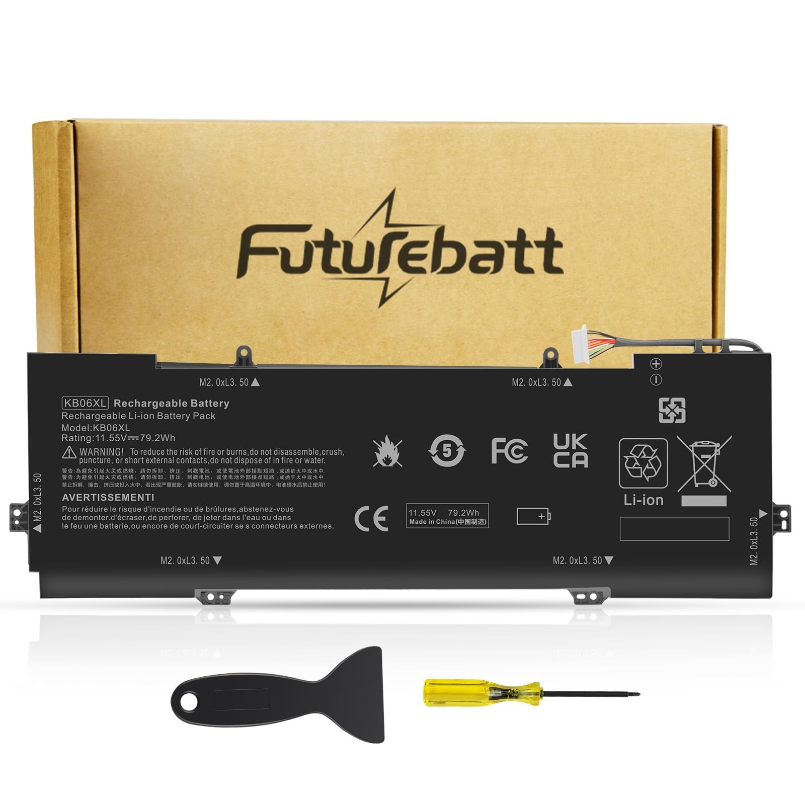 Genuine KB06XL KBO6X Battery Fr Spectre X360 15-BL0XX 15-BL1XX 15-BL112DX series
