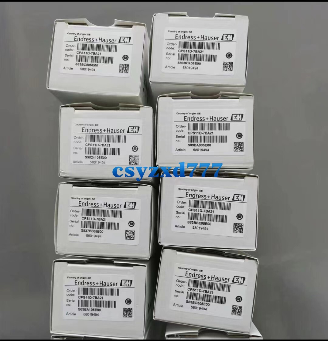 Endress Hauser CPS11D-7BA21 Digital PH Sensor Free delivery us free tax vip