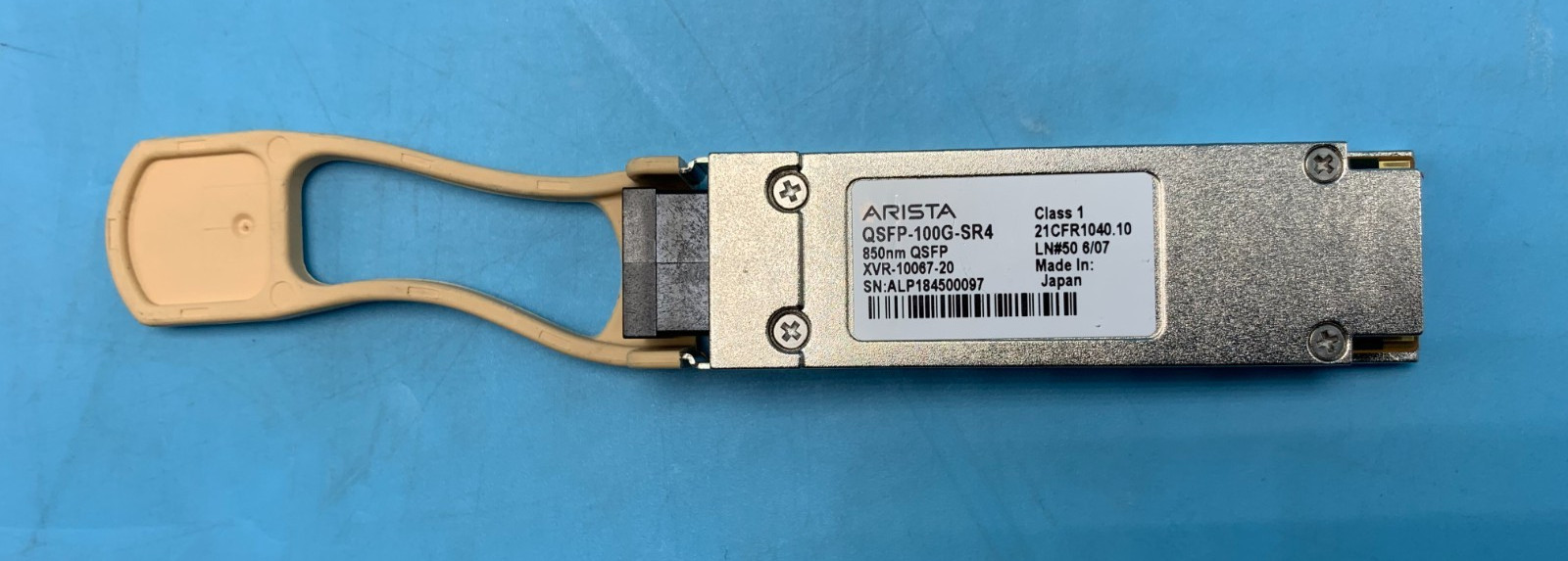 GENUINE Arista QSFP-100G-SR4 850nm QSFP Transceiver Module - XVR-10067-20