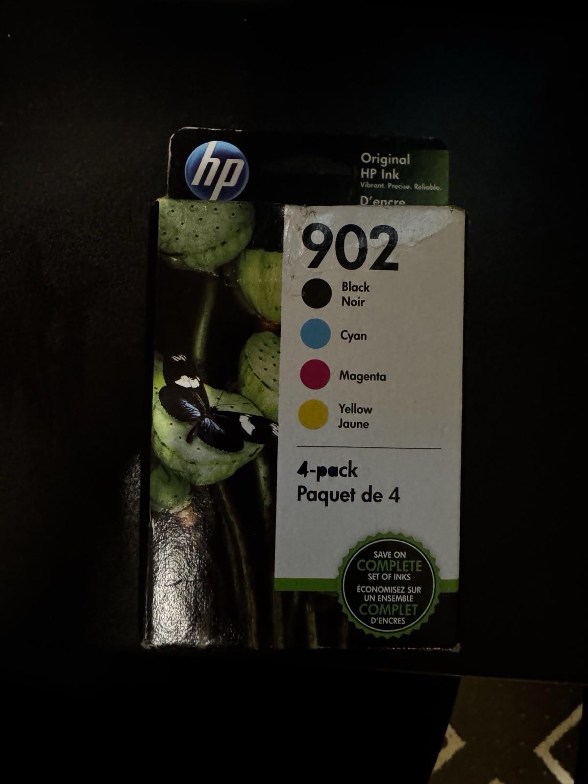 New Genuine HP 902 4PK Ink Cartridges OfficeJet Pro 6961, 6968 2021