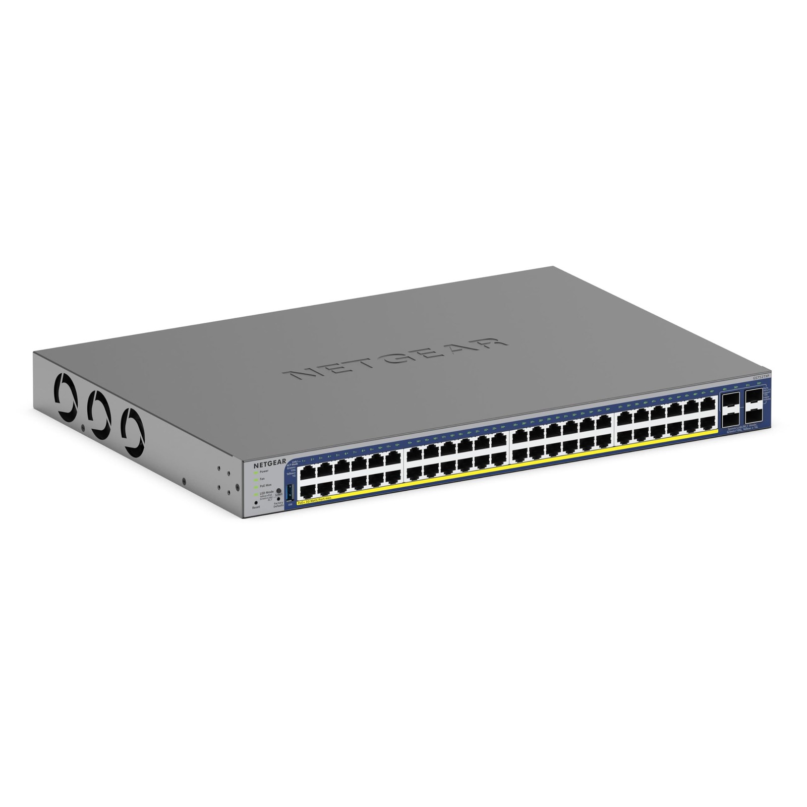 NETGEAR 52-Port PoE Gigabit Ethernet Smart Managed Switch (GS752TXP)