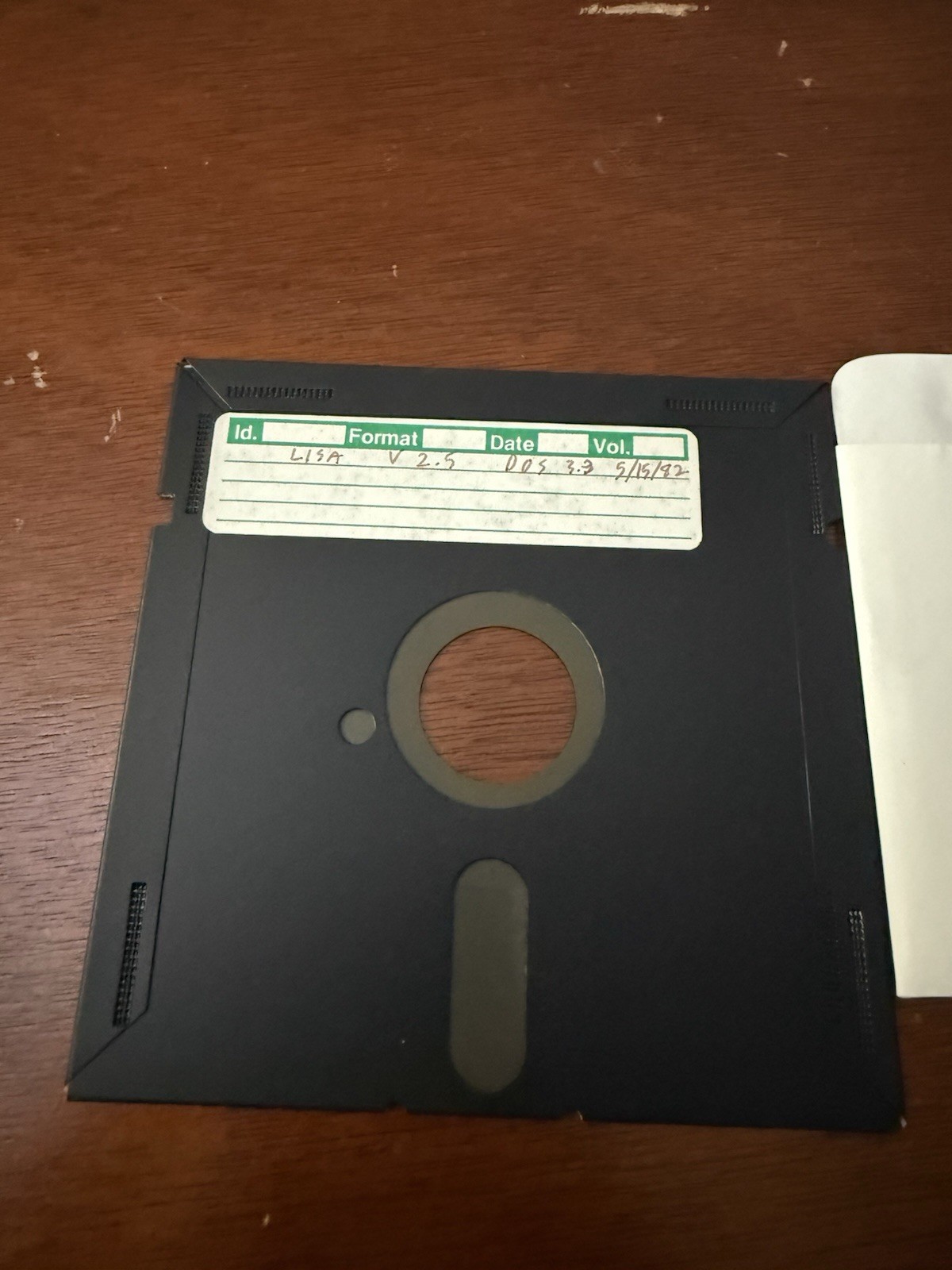 Vintage Apple Lisa Software Version 2.5 3.5” Floppy Disk Good Condition