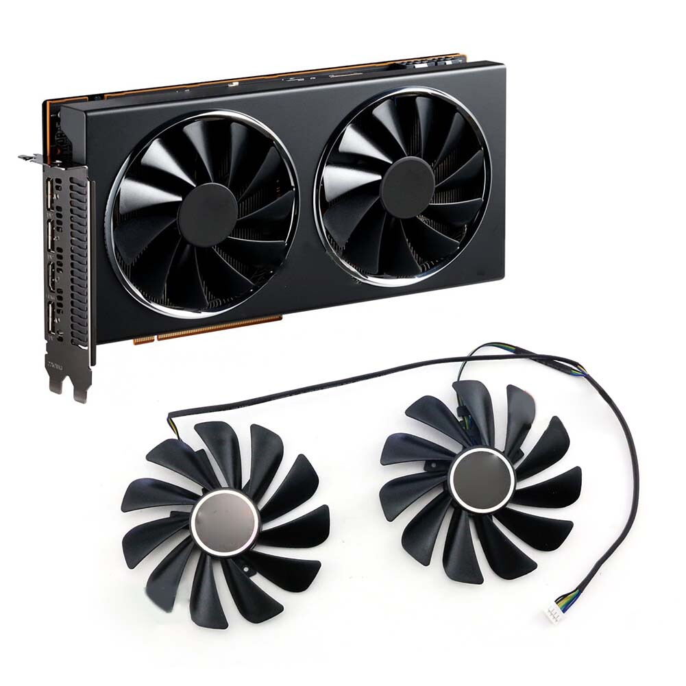 For PowerColor & DATALAND RX5700XT 5700 5600XT 8GB Red Dragon Graphics Card Fan