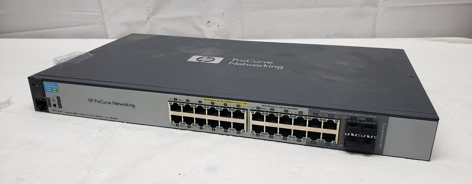 HP ProCurve 2520G-24-PoE J9299A 24-Port Managed PoE Gigabit Network Switch 4 SFP
