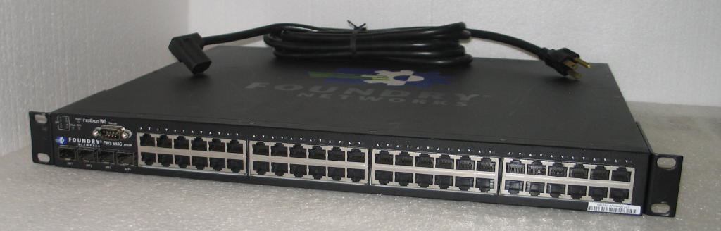 Brocade Foundry FastIron FWS648G Gigabit Switch 48 GbE Ports & 4 x SFP
