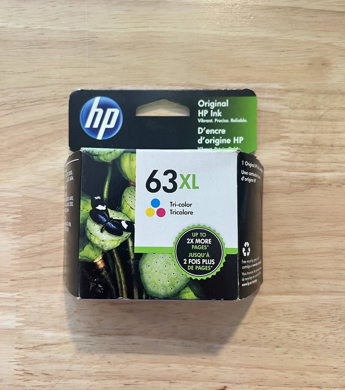 New HP 63 XL Color Ink Cartridge High Yield Genuine OEM Sealed **Exp. Oct 2020**