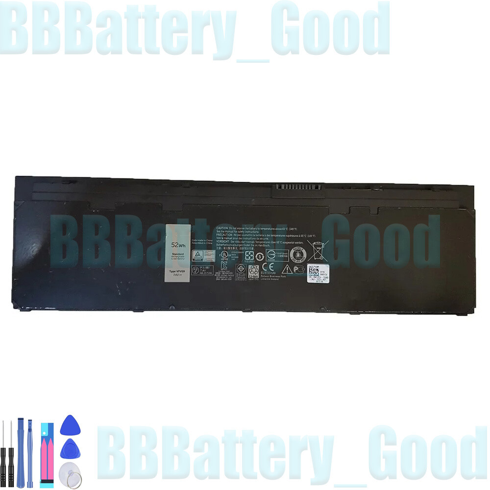 52Wh VFV59 WD52H F3G33 Battery For Dell Latitude 12 7000 E7240 E7250 52WH