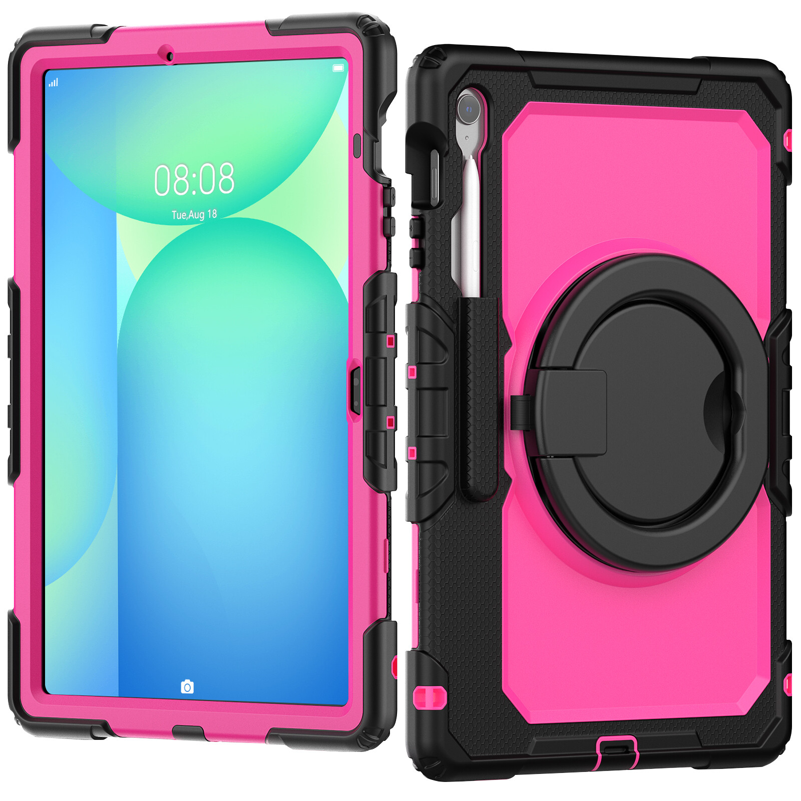 Samsung Galaxy Tab S10 FE+ 13.1 Shockproof Rugged Handle Stand Case Screen Cover