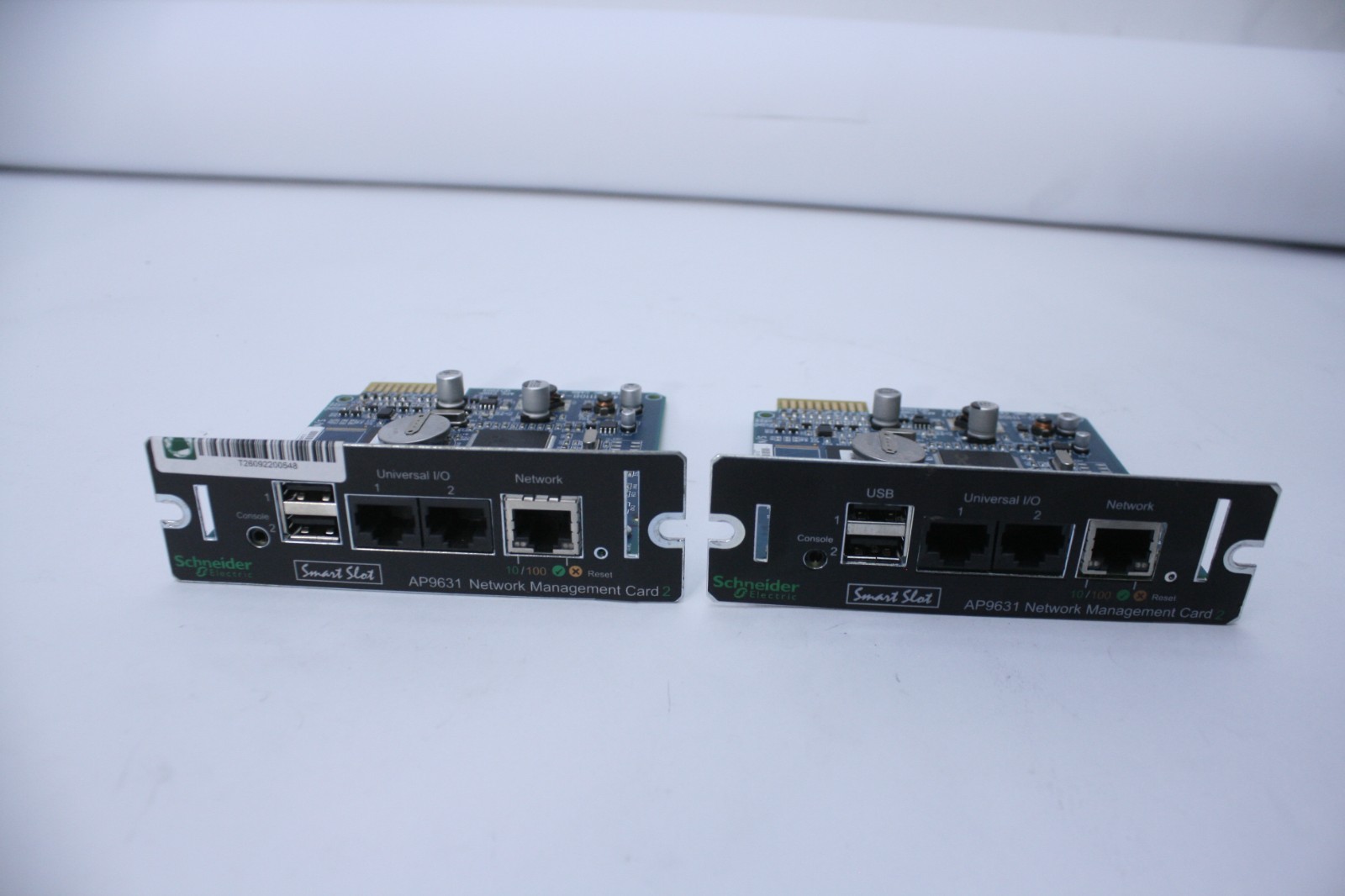 LOT OF 2 APC AP9631 Schneider Electric Smart Network Management Card 2    T7-B2