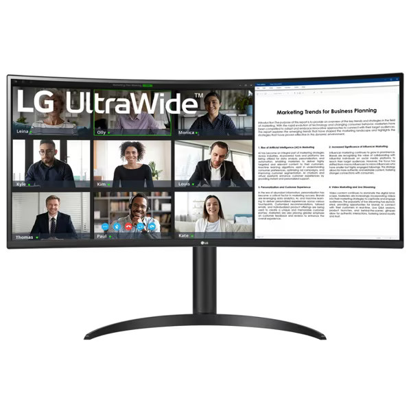 34 Inch UltraWide™ WQHD 1440P HDR 10 100Hz Curved Monitor