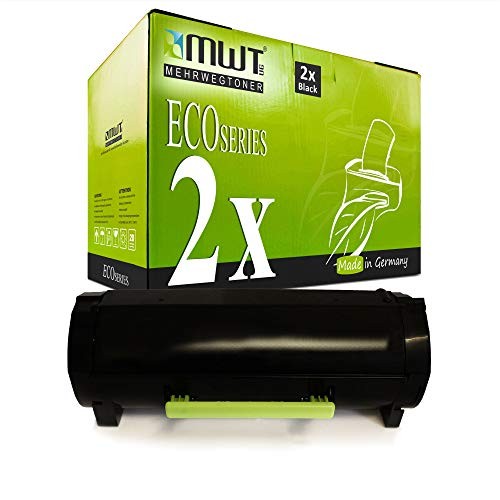 Eurotone 2x Tonerkassette Compatible for Lexmark MWT Statt 24b6035 M1145 Xm1145