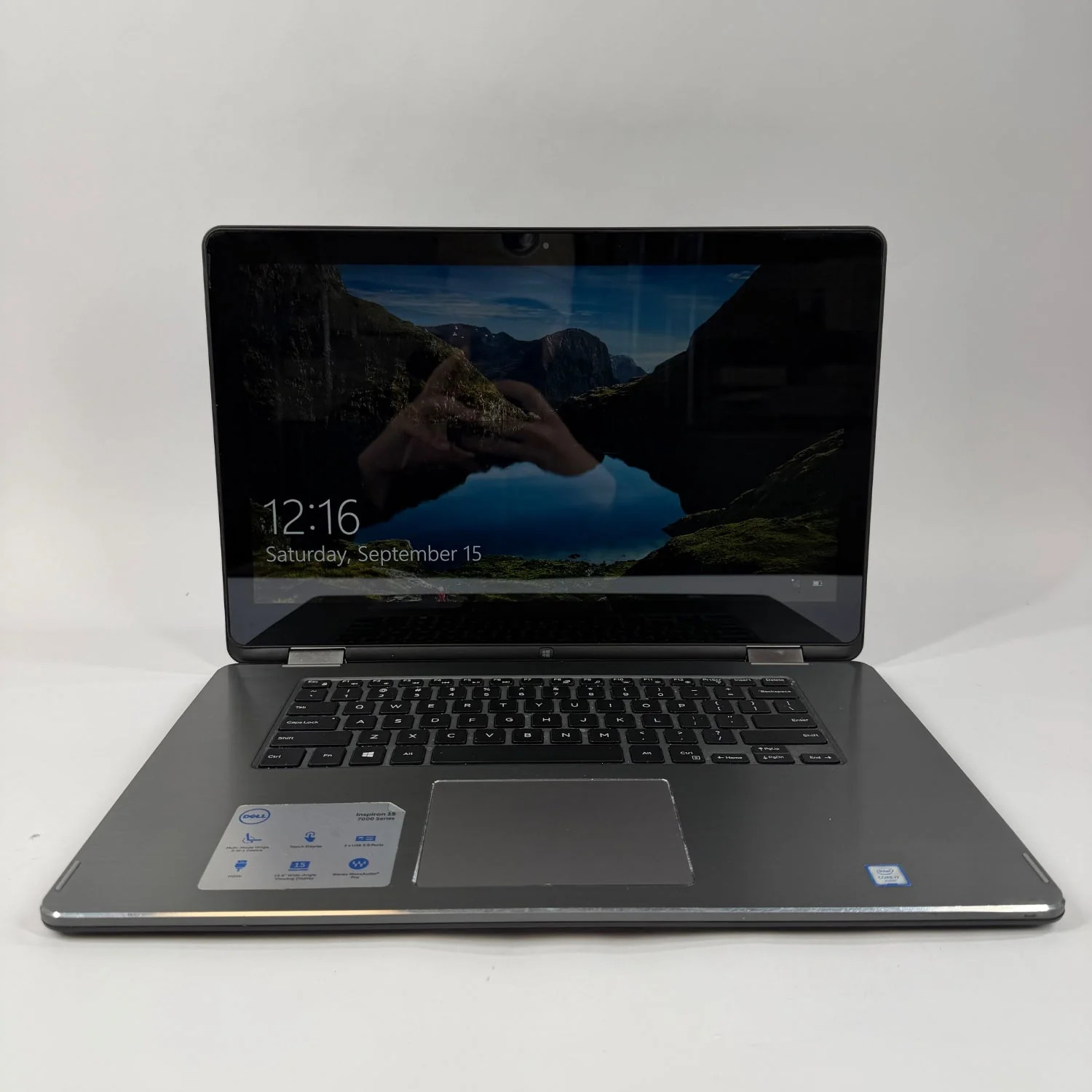 Broken Dell Inspiron 15 7568 15.6" i7-6500U 2.5GHz 8GB RAM 256GB SSD No WiFi